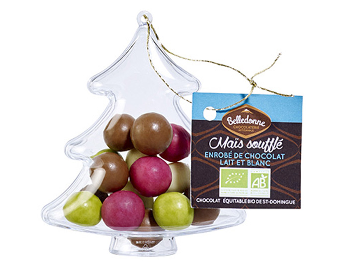 BELLEDONNE Sapin de No�l avec Billes de Chocolat - 45 g