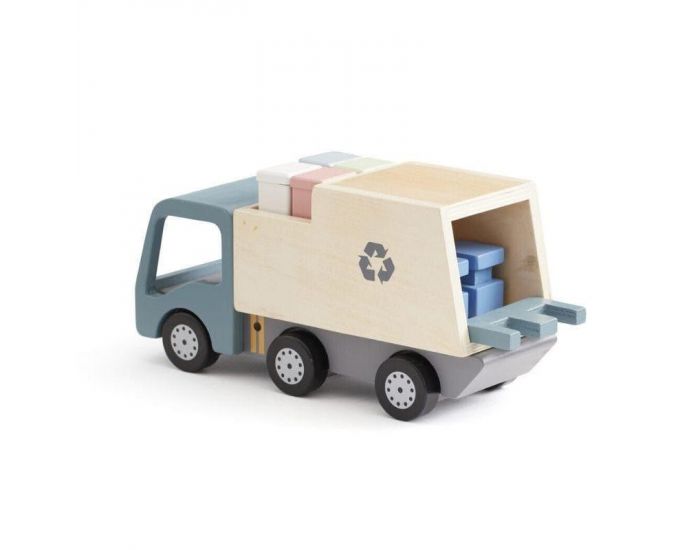 KID'S CONCEPT Camion Poubelle en Bois - D�s 18 mois