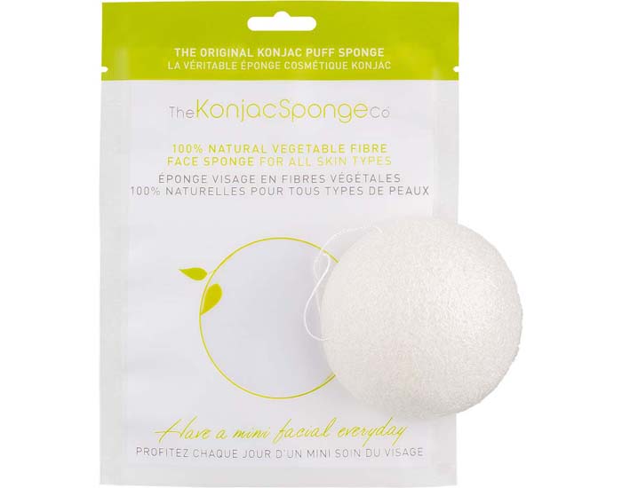THE KONJAC SPONGE COMPANY Eponge Visage 100% Konjac - Tous Types de Peau