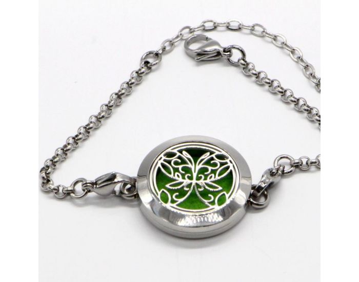 Bracelet d'Aromath�rapie Papillon Abstrait