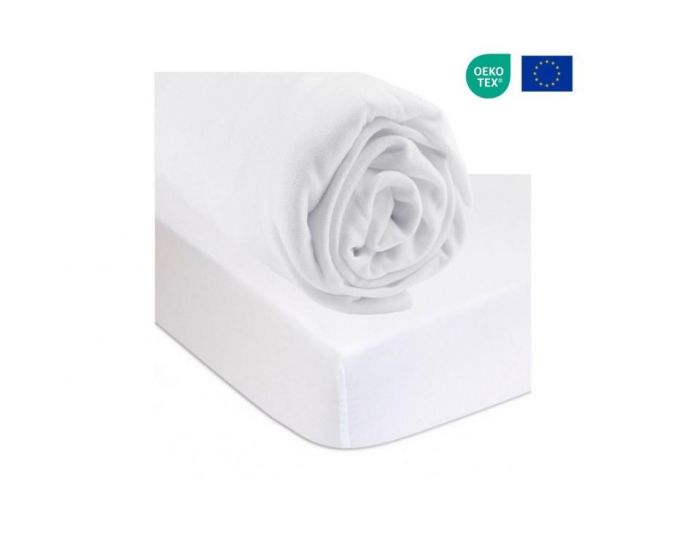 EASY DORT Drap Housse + Al�se Bambou Imperm�able - Ecru