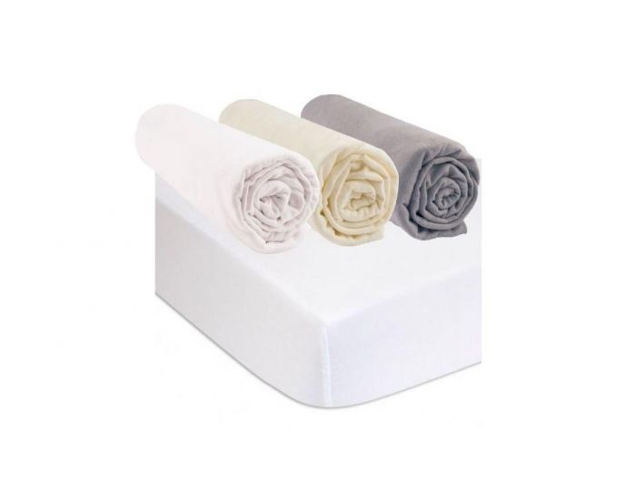 EASY DORT 3 Draps Housse Coton Bio + 2 Al�ses 70x140 cm