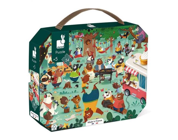 JANOD Puzzle La Cousinade des Ours 54 pi�ces - D�s 4 ans