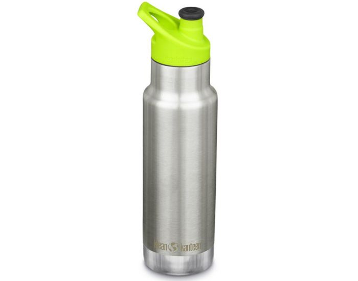 KLEAN KANTEEN Gourde Inox Isotherme Bouchon Sport Brushed Stainless - 355 ml