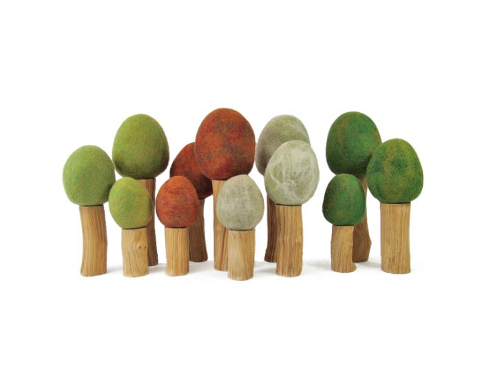 PAPOOSE TOYS Arbres les 4 saisons - Set de 12 - D�s 3 ans