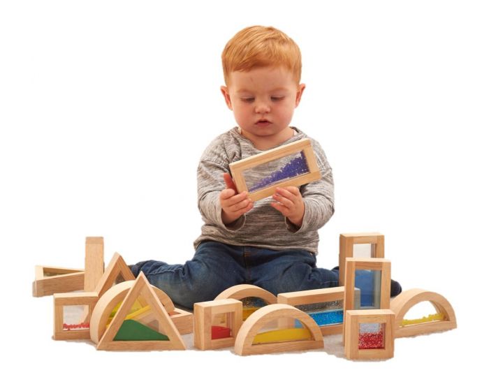 TICKIT Set de 16 blocs sensoriels - D�s 12 mois