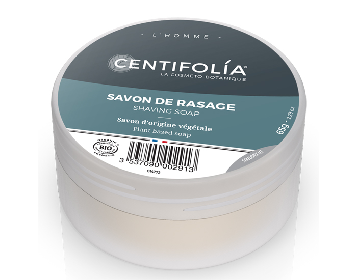 CENTIFOLIA Savon de Rasage - Boite de 65 g