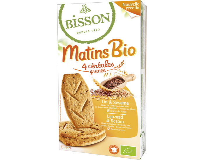 BISSON Matins Bio Ssame et Lin - 200 g