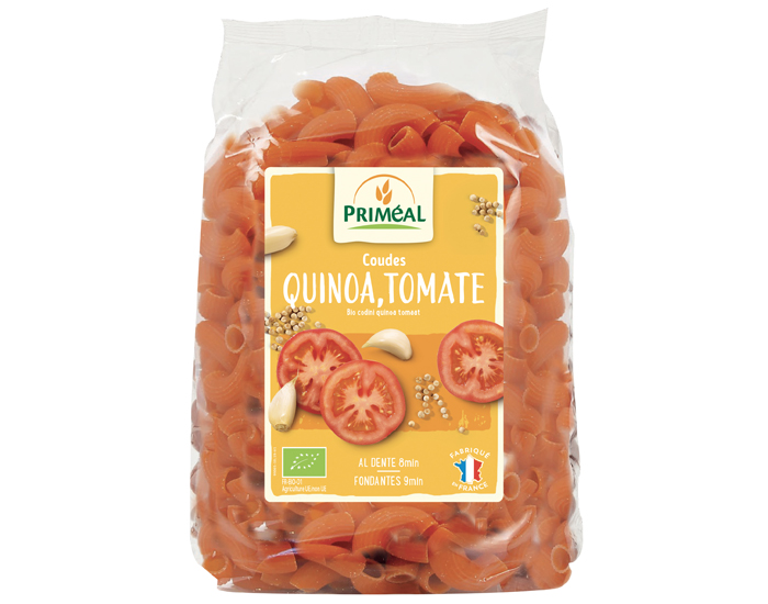 PRIMEAL Coudes de Blé Quinoa Tomates - 500 g