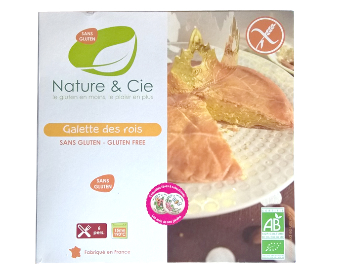 NATURE ET CIE Galette des Rois � la Frangipane Sans Gluten - 350 g