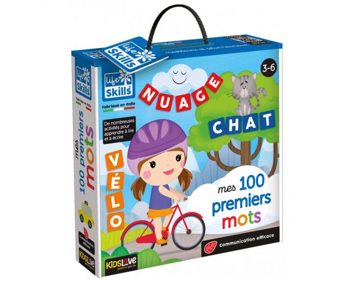  LIFE SKILLS Jeu Psycho-Educatifs - Mes 100 Premiers Mots - D�s 3 ans 