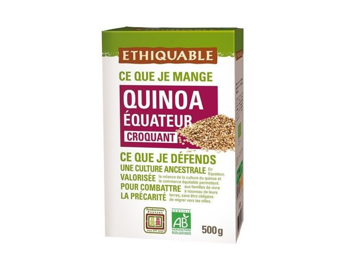 ETHIQUABLE Quinoa Blond Bio & Equitable Croquant - 500 g