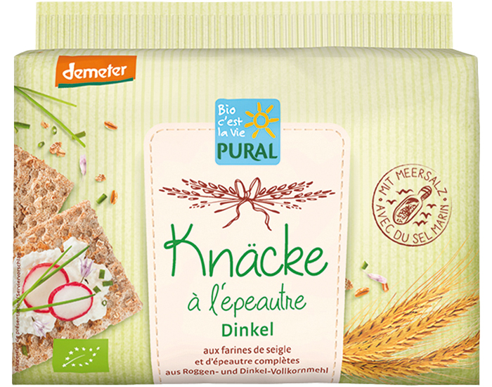 PURAL Pain Croustillant  l'Epeautre - 250 g