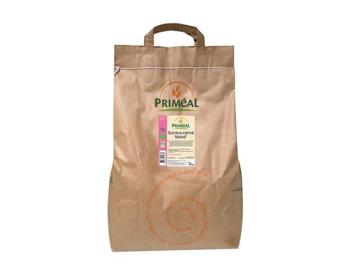 PRIM�AL Sucre de Canne Blond Bio & Equitable - 5 kg