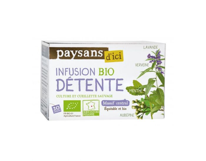 PAYSANS D'ICI Infusion D�tente du Massif Central Bio - 30g