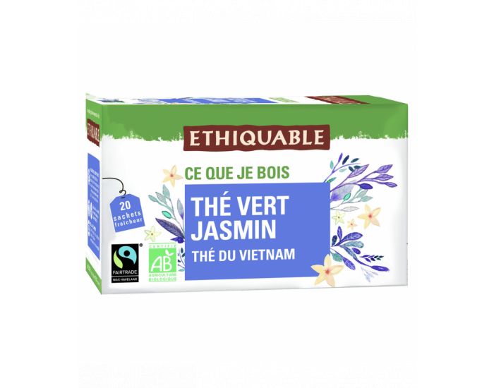 ETHIQUABLE Th vert jasmin bio & quitable