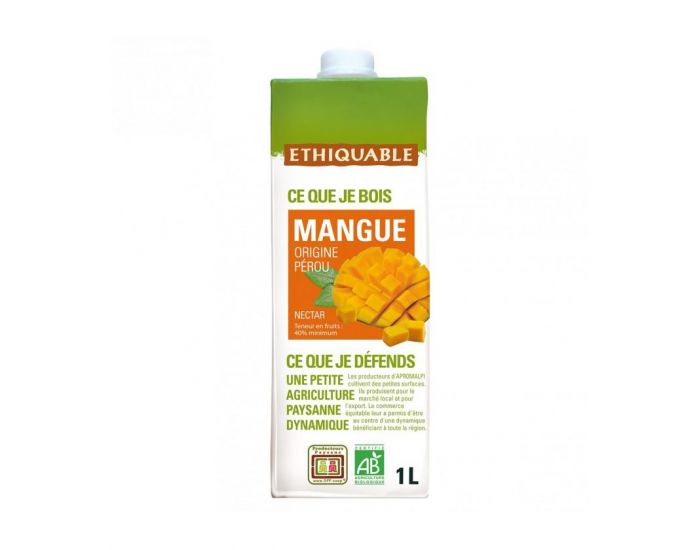 ETHIQUABLE Nectar de Mangue Bio & Equitable - 1L