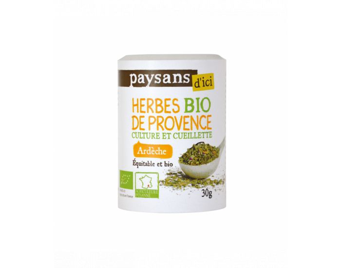 PAYSANS D'ICI Herbes de Provence d'Ardche Bio & Equitable - 30 g