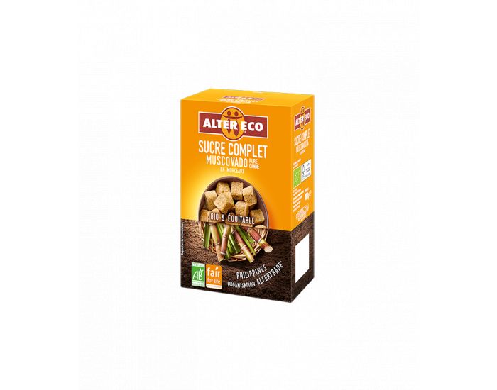 ALTER ECO Sucre Complet Muscovado en Morceaux Bio et Equitable - 400g