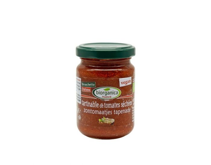 BIORGANICA Tartinable de Tomates Sches Bio et Vegan - 140g