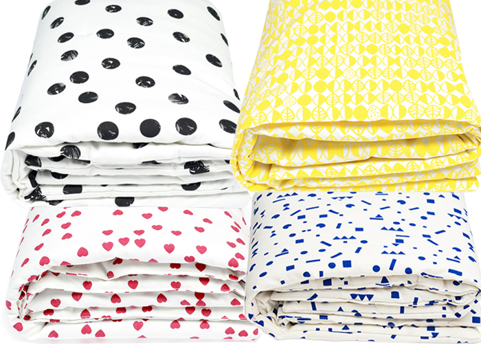 DEUZ Tapis de Jeu en Coton Bio - 100 x 100 cm