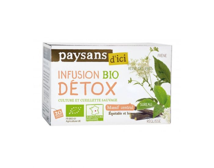 PAYSANS D'ICI Infusion D�tox du Massif Central Bio - 30 g
