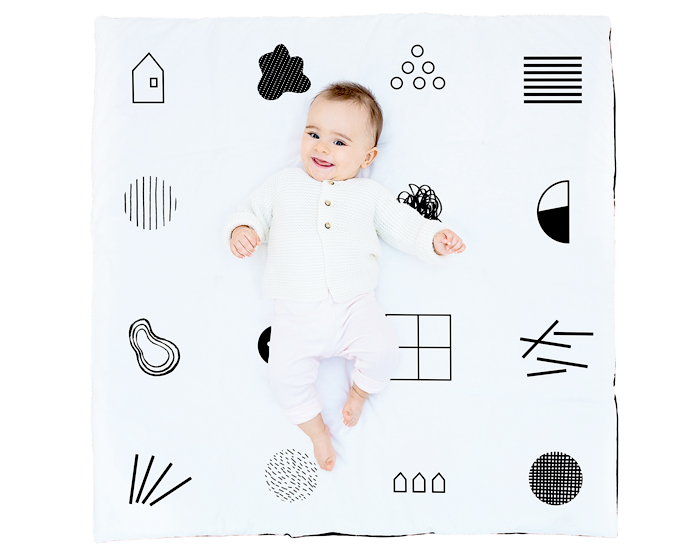 DEUZ Baby Tapis d'Eveil pour B�b� - Graphics - 100 x 100 cm
