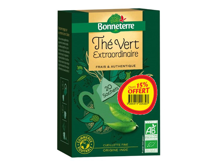 BONNETERRE Th� Vert - OFFRE SP�CIALE