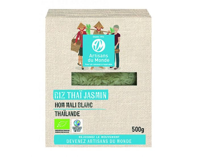 ARTISANS DU MONDE Riz Tha� Jasmin Blanc HOM MALI Bio & Equitable