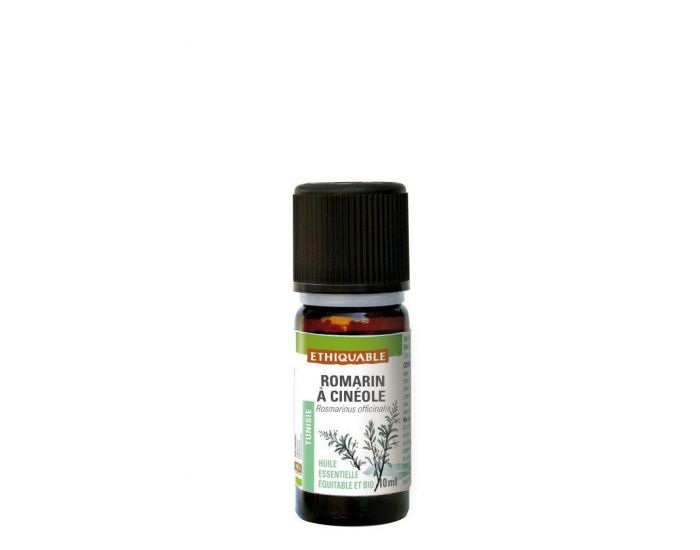 ETHIQUABLE Romarin Cineole - Huile Essentielle Bio & Equitable - 10 ml