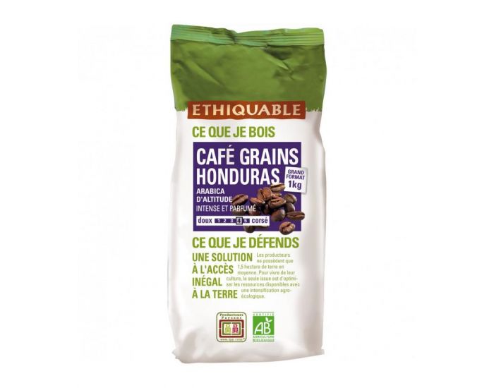 ETHIQUABLE Caf� Honduras Grains Bio & Equitable - 1 kg