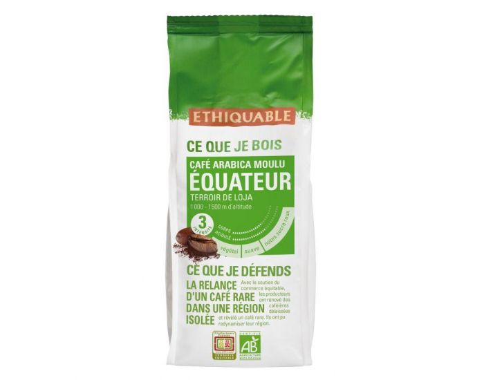 ETHIQUABLE Caf quateur Moulu Bio & Equitable - 250 g