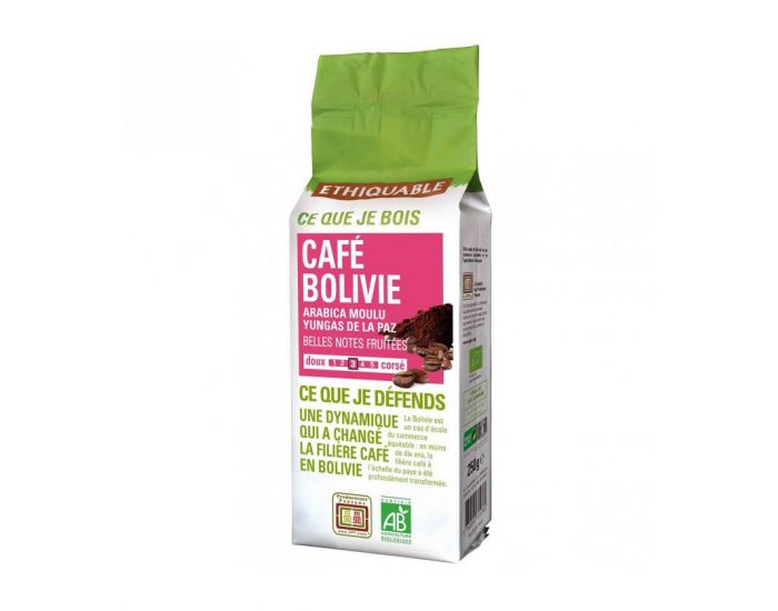 ETHIQUABLE Caf Bolivie Moulu Bio & Equitable - 250 g