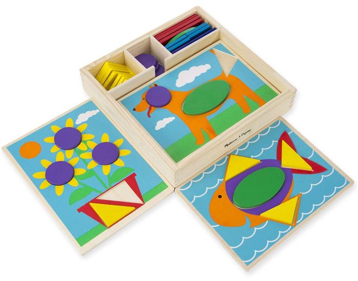 MELISSA & DOUG Formes Blocs Motifs d'Apprentissages - D�s 2 ans
