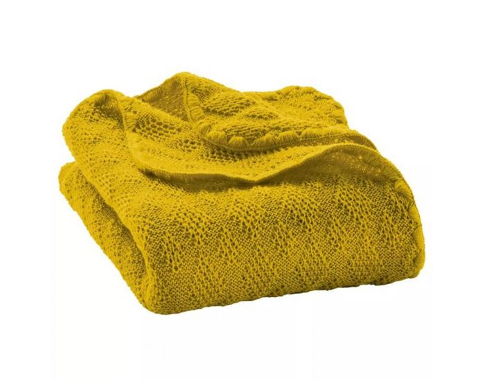 DISANA Couverture en Laine M�rinos Bio- 80 x 100 cm