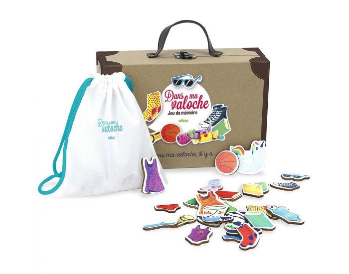 VILAC Jeu de M�moire Dans Ma Valoche - D�s 4 ans 