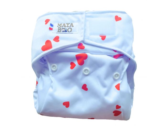 MAYA BOO Couche Lavable Evolutive - Mon Coeur