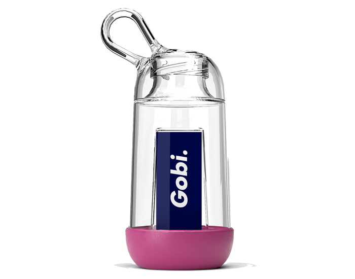 MINI GOBI Gourde Personnalisable Made in France en Tritan - Rose - 25 cl