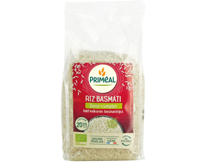 PRIMEAL Riz Basmati Demi Complet