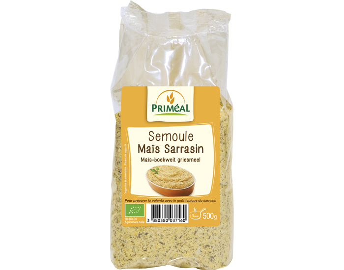 PRIMEAL Semoule de Mas et Sarrasin - 500 g