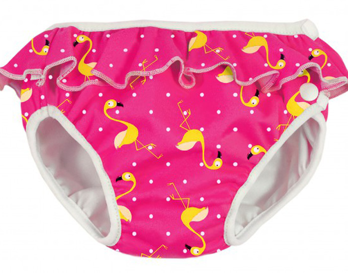 IMSEVIMSE Maillot de Bain - Rose Flamands Jaune