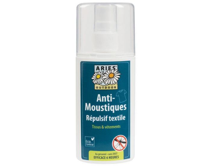 ARIES Spray Anti-Moustiques R�pulsif Textile Naturel - 100ml