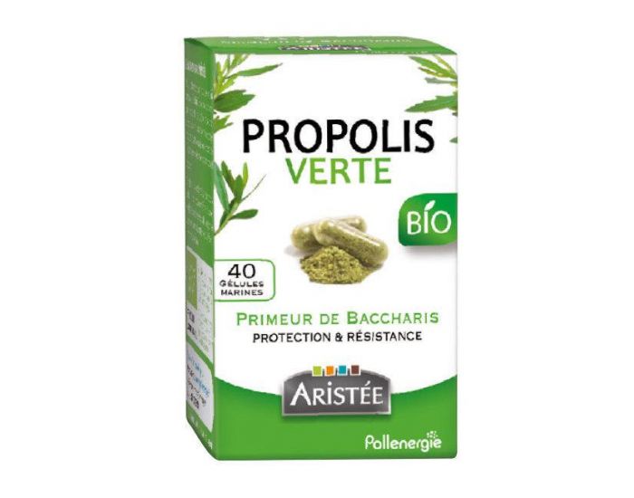 POLLENERGIE Propolis Verte de Baccharis Bio Arist�e - 40 G�lules