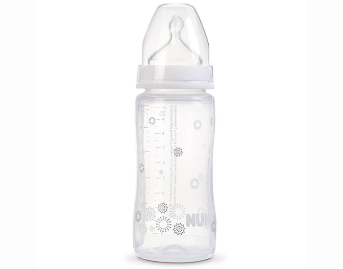 NUK Biberon Incassable en Polypropyl�ne First Choice+ Blanc - 360 ml