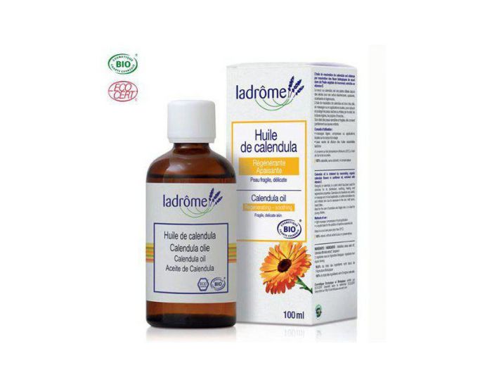 LADROME Huile de Calendula Bio - R�g�n�rante et Apaisante - 100ml