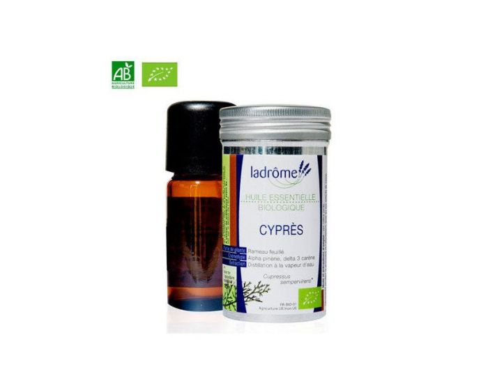 LADROME Huile Essentielle Bio de Cypr�s - 10 ml