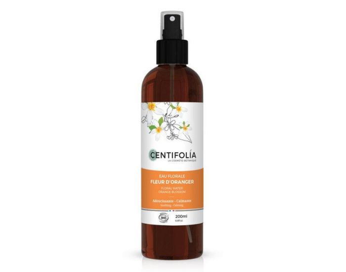 CENTIFOLIA Eau Florale de Fleur d'Oranger Bio - Adoucissante - 200 ml