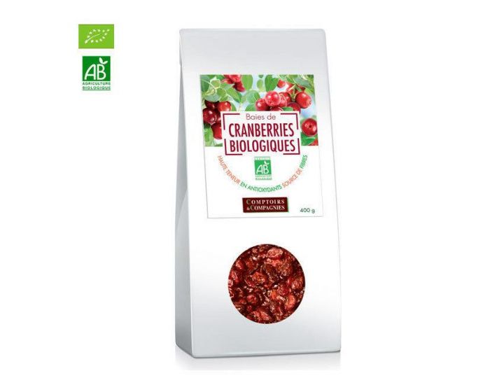 COMPTOIRS ET COMPAGNIES Baies de Cranberries Bio Sches - Canneberges