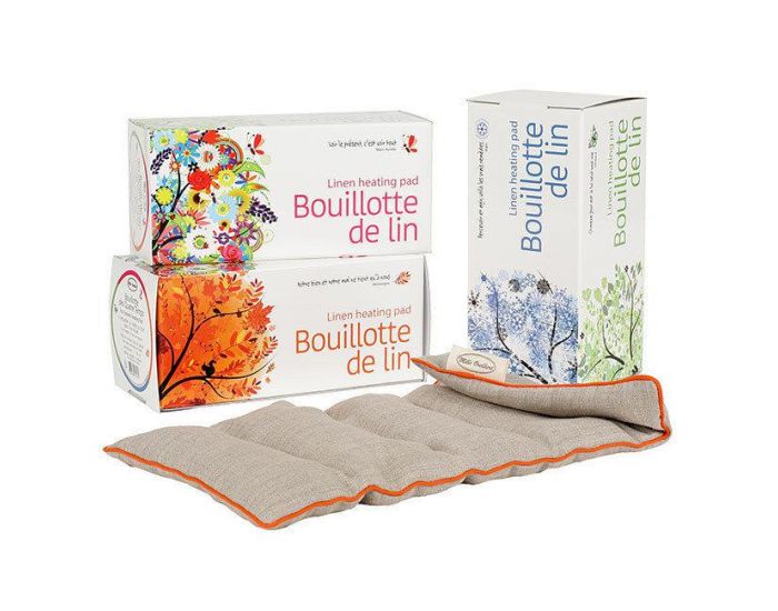 MILLE OREILLERS Bouillotte des Quatre Temps en Lin Naturel