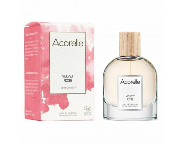 ACORELLE Eau de Parfum Bio Velvet Rose Harmonisant - 50ml